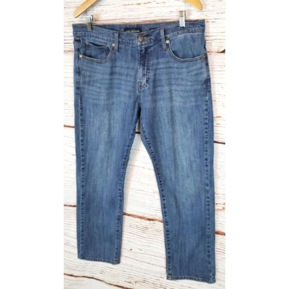 Lucky Brand 221 Straight Leg Jeans Men's Size 34/30‎ Blue Medium Wash